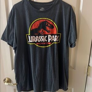Jurassic Park Black Graphic Tee